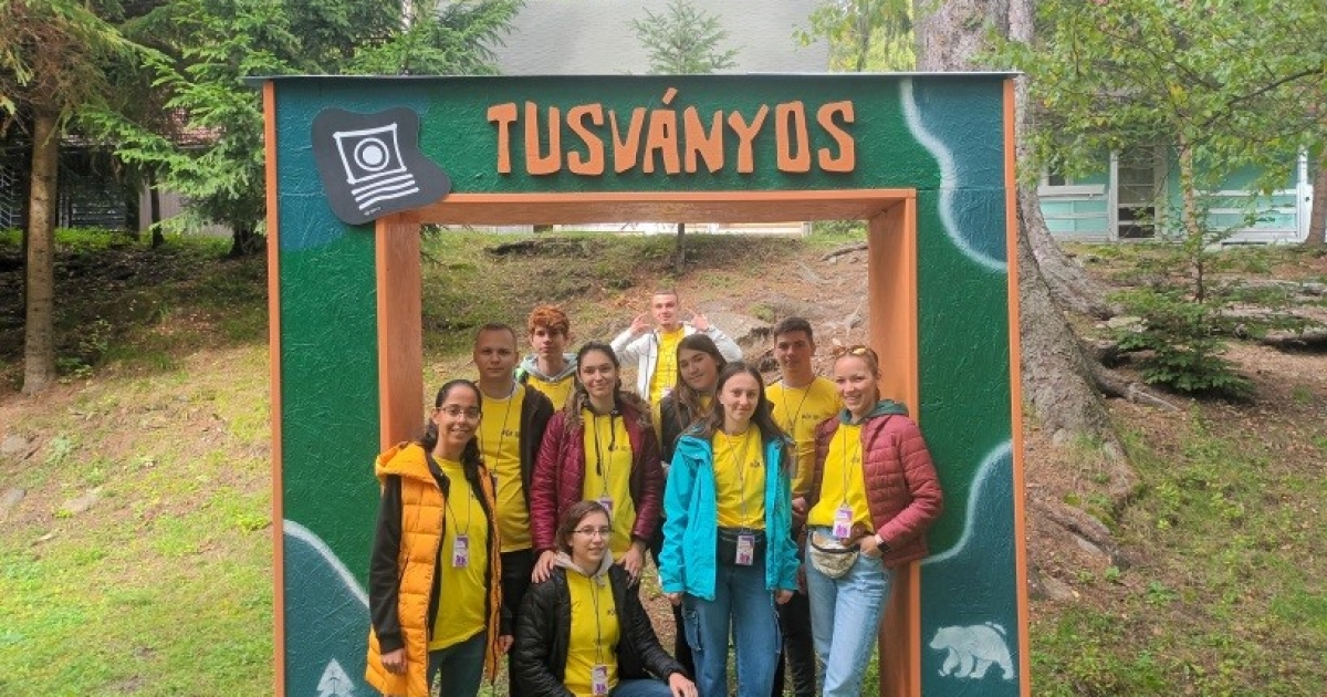 Gólyatáborban az elsőévesek